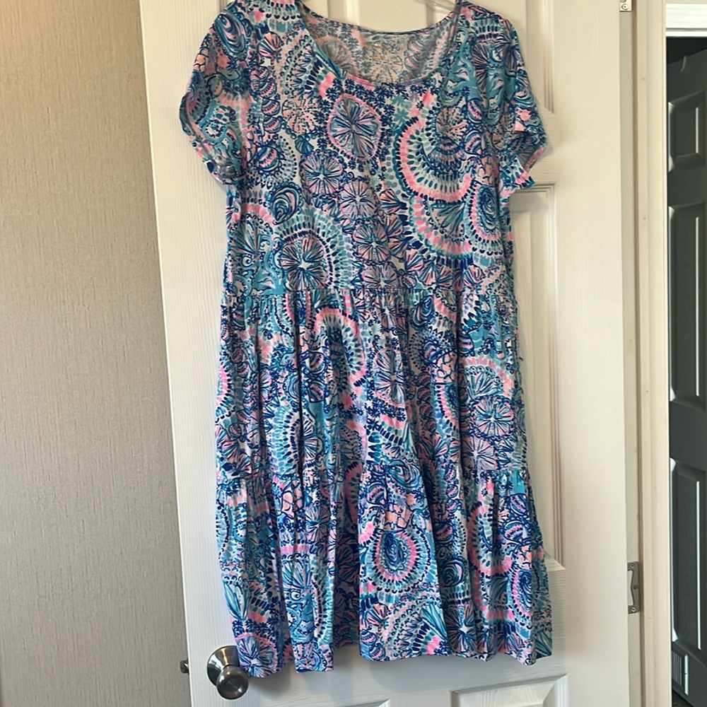 NWT Lilly Pulitzer Geanna Short Sleeve Dress